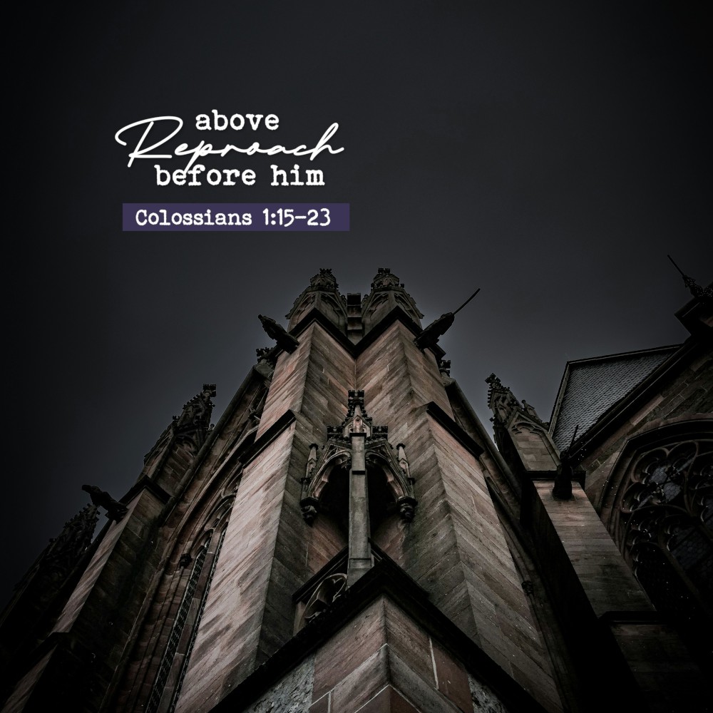 Album cover for Above Reproach Before Him